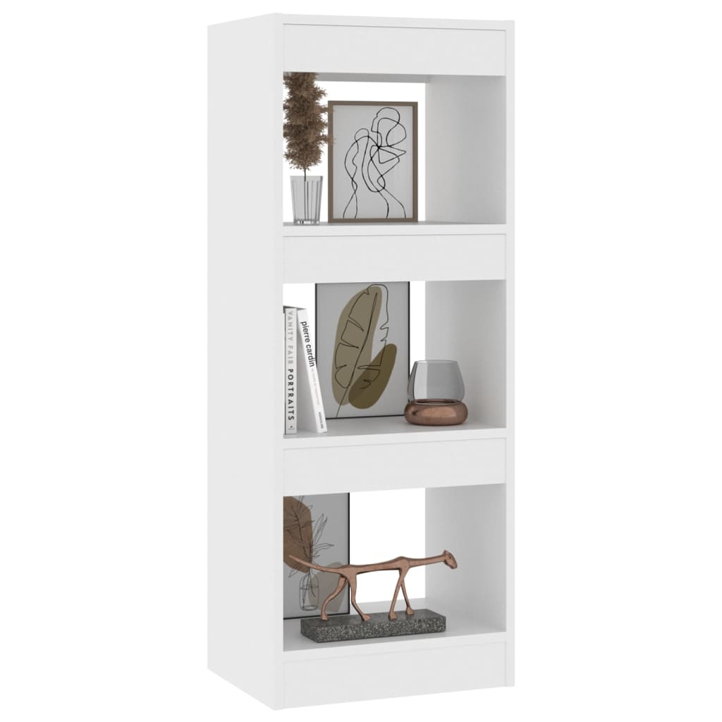 vidaXL Bibliothèque/séparateur de pièce Blanc 40x30x103 cm Bois d'ingénierie