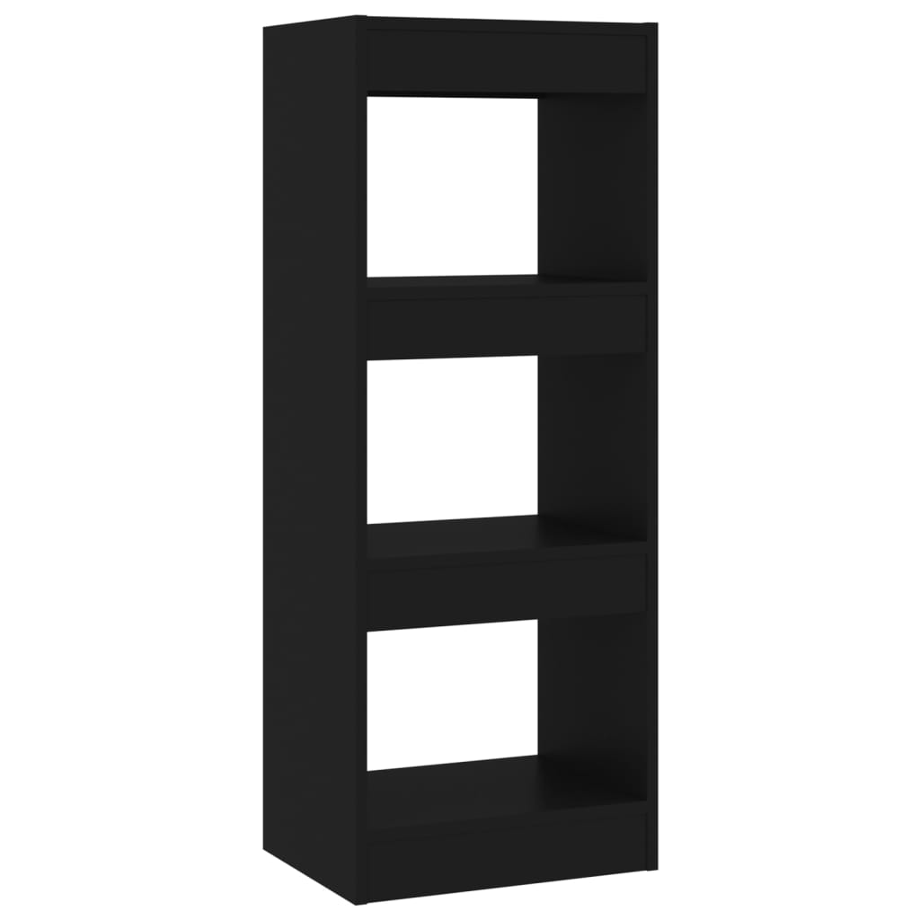 vidaXL Étagère/Séparateur de pièce noir 40x30x103 cm Bois d'ingénierie