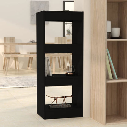 vidaXL Étagère/Séparateur de pièce noir 40x30x103 cm Bois d'ingénierie