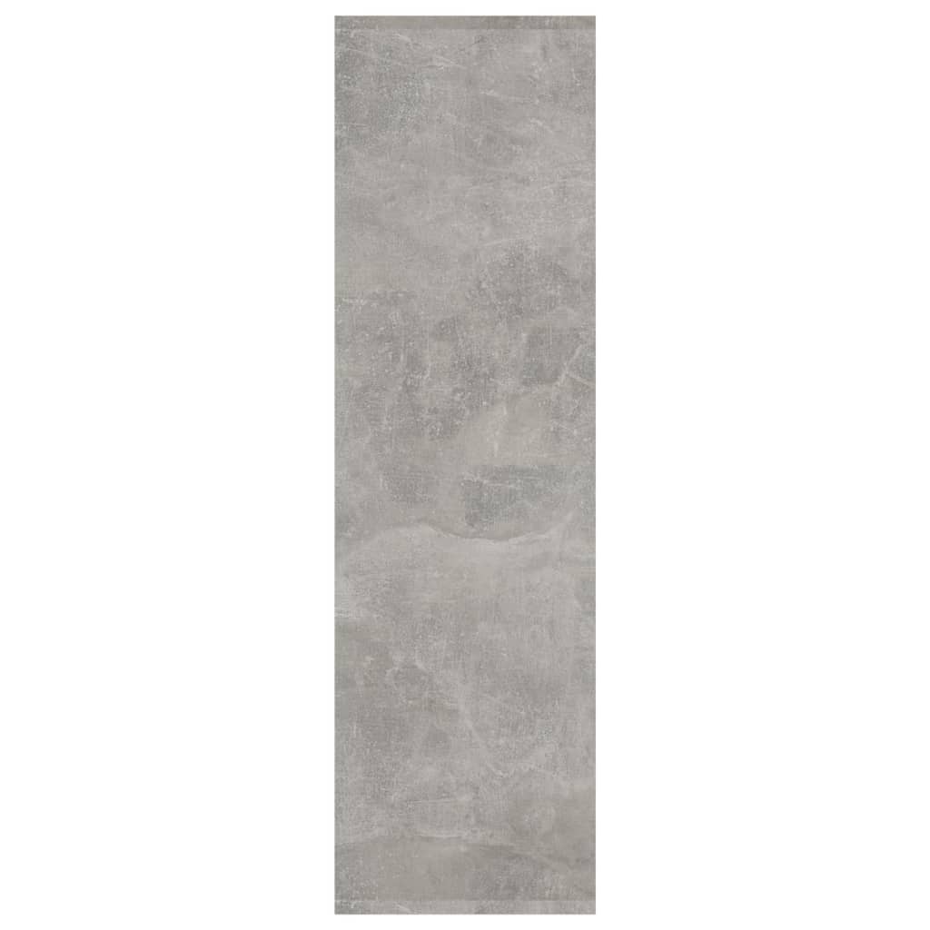 vidaXL Bibliothèque/Meuble de séparation gris béton 40x30x103 cm Bois d'ingénierie
