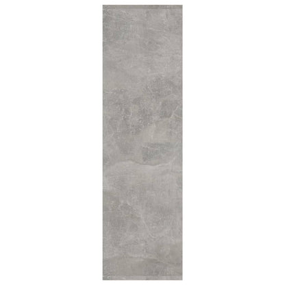 vidaXL Bibliothèque/Meuble de séparation gris béton 40x30x103 cm Bois d'ingénierie
