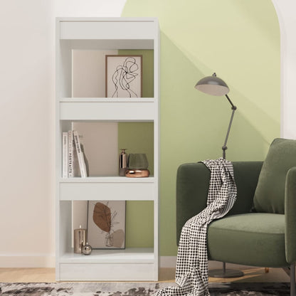 vidaXL Étagère/Séparateur de pièce blanc brillant 40x30x103 cm Bois d'ingénierie