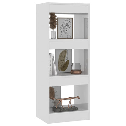 vidaXL Étagère/Séparateur de pièce blanc brillant 40x30x103 cm Bois d'ingénierie