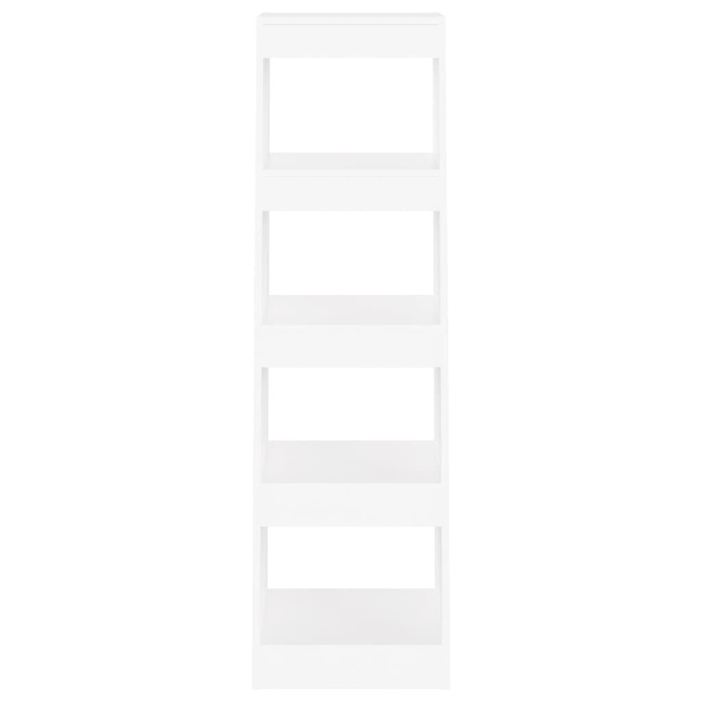 vidaXL Bücherregal/Raumteiler Weiß 40x30x135 cm