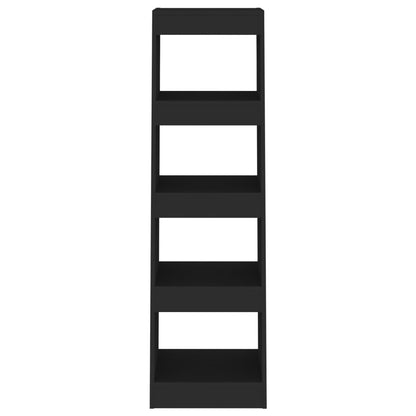 vidaXL Bücherregal/Raumteiler Schwarz 40x30x135 cm