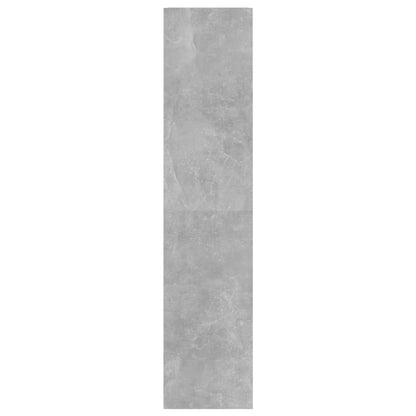 vidaXL Bücherregal/Raumteiler Betongrau 40x30x135 cm
