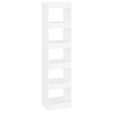 vidaXL Bücherregal/Raumteiler Weiß 40x30x166 cm