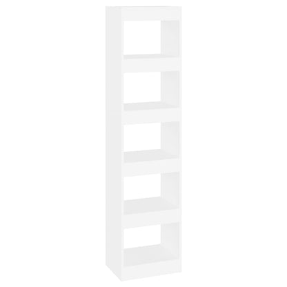 vidaXL Bücherregal/Raumteiler Weiß 40x30x166 cm