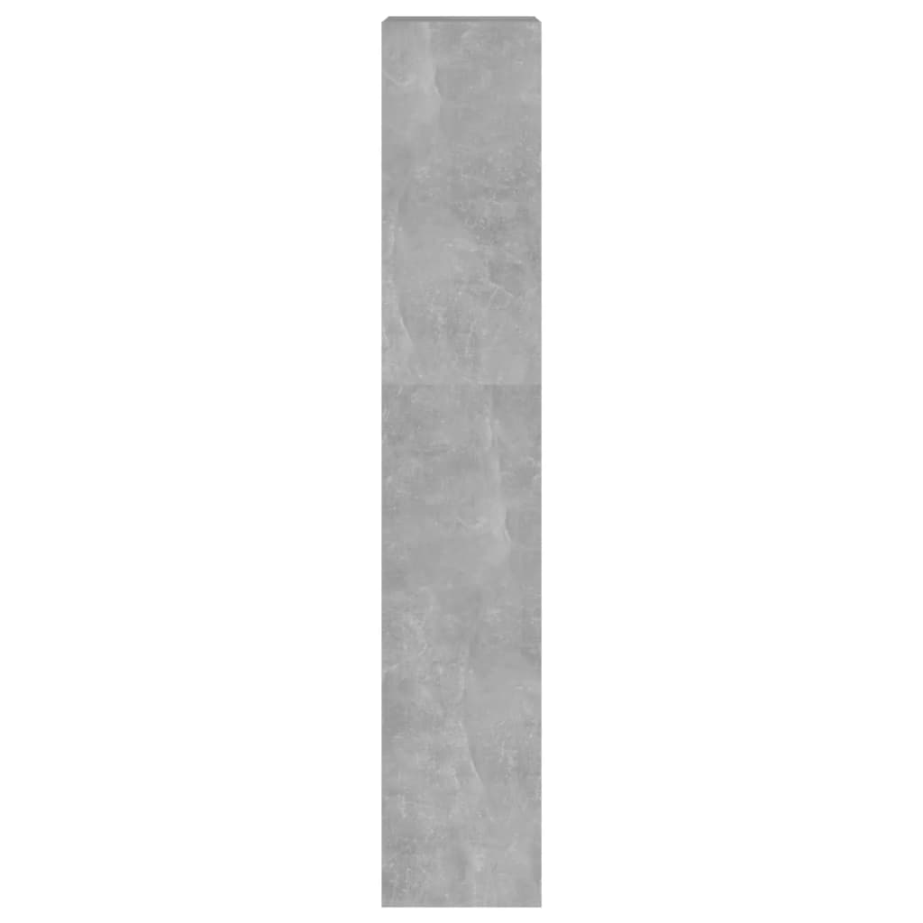 vidaXL Bücherregal/Raumteiler Betongrau 40x30x166 cm