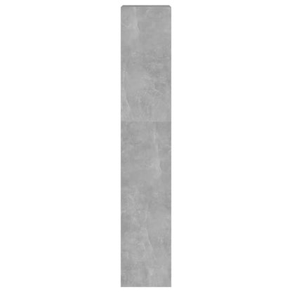 vidaXL Bücherregal/Raumteiler Betongrau 40x30x166 cm