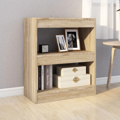 vidaXL Bücherregal/Raumteiler Sonoma-Eiche 60x30x72 cm