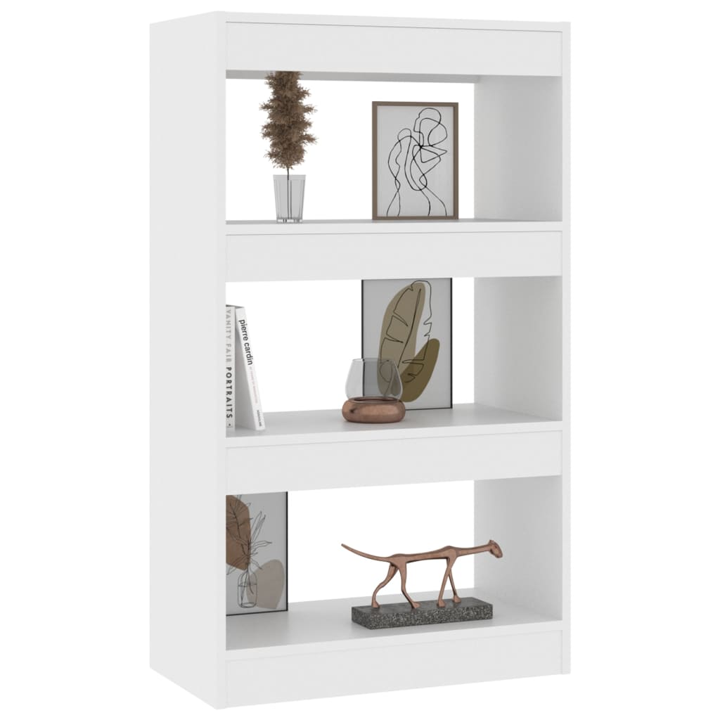vidaXL Étagère/Séparateur de pièce blanc 60x30x103 cm Bois d'ingénierie