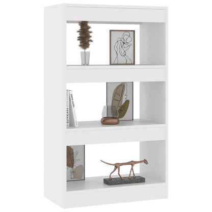 vidaXL Étagère/Séparateur de pièce blanc 60x30x103 cm Bois d'ingénierie