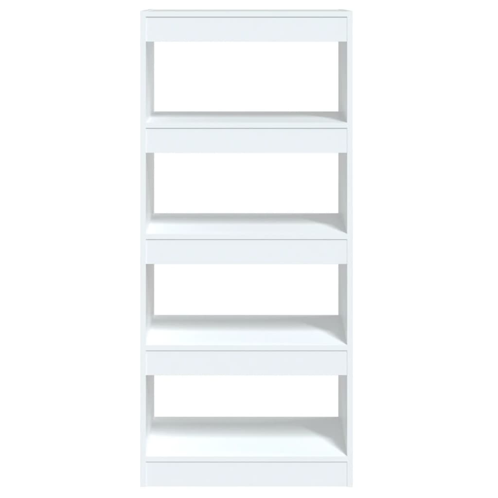 vidaXL Bibliothèque/Séparateur de pièce Blanc 60x30x135 cm Bois d'ingénierie