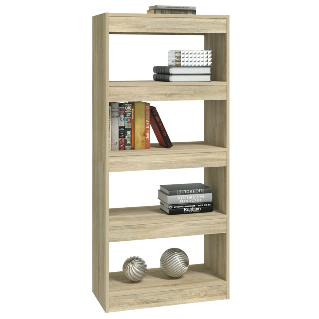 vidaXL Étagère/Séparateur de pièce Chêne Sonoma 60x30x135 cm Bois d'ingénierie