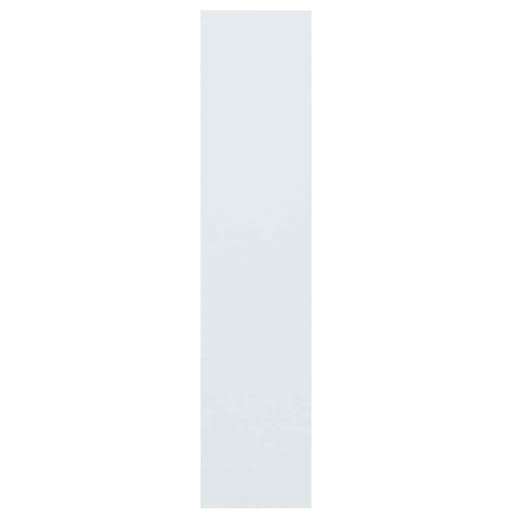 vidaXL Bibliothèque/Séparateur de Pièce Blanc Brillant 60x30x135cm Bois d'ingénierie