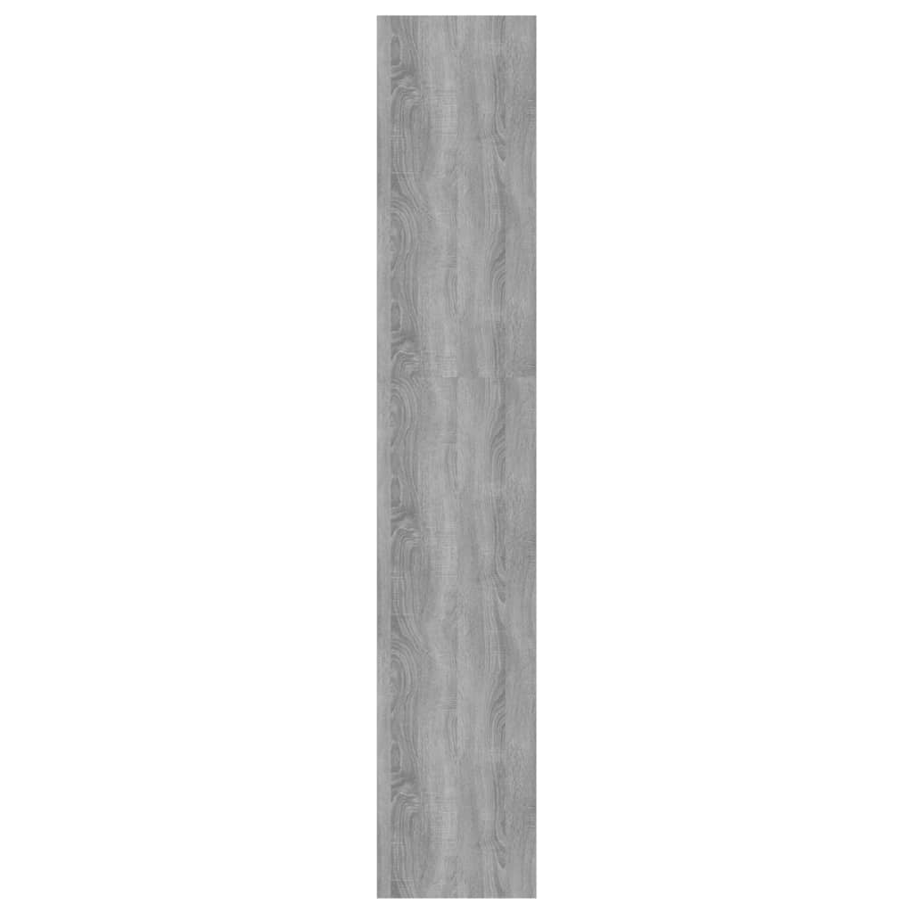 vidaXL Bibliothèque/Meuble de séparation gris béton 60x30x166 cm Bois d'ingénierie