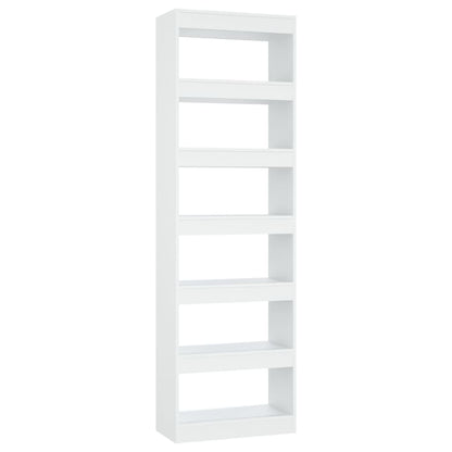 vidaXL Bücherregal/Raumteiler Weiß 60x30x198 cm