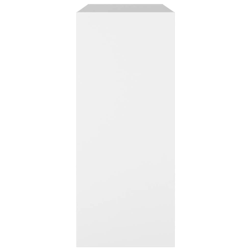 vidaXL Bücherregal/Raumteiler Weiß 80x30x72 cm