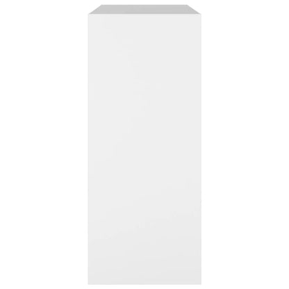 vidaXL Bücherregal/Raumteiler Weiß 80x30x72 cm