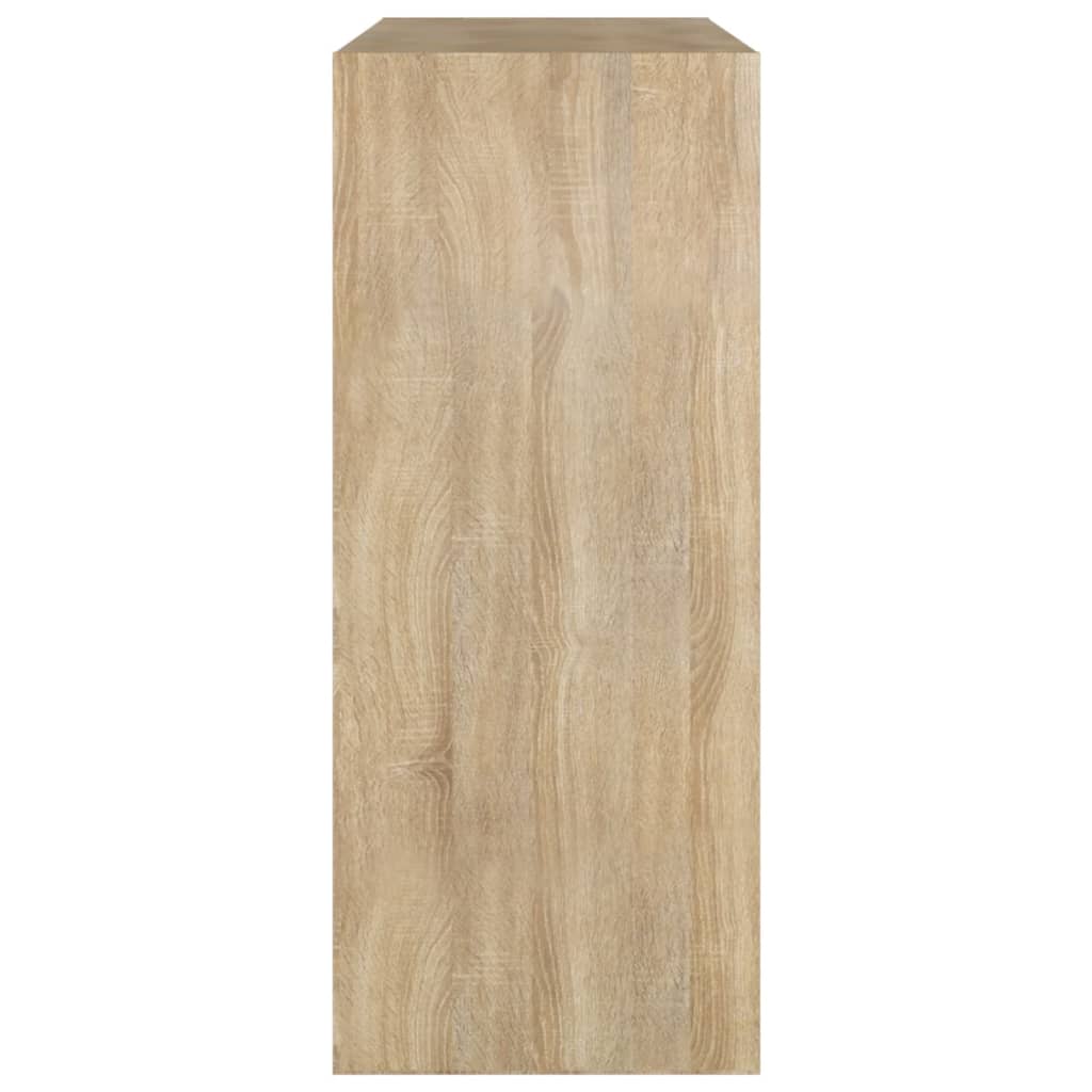 vidaXL Bücherregal/Raumteiler Sonoma-Eiche 80x30x72 cm