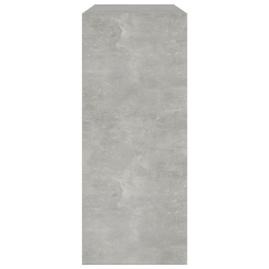 vidaXL Bibliothèque/Séparateur de pièce Gris béton 80x30x72 cm