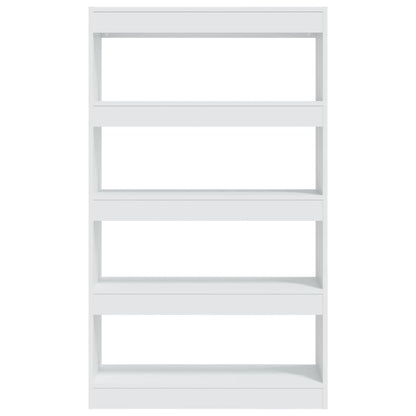 vidaXL Bücherregal/Raumteiler Weiß 80x30x135 cm Holzwerkstoff