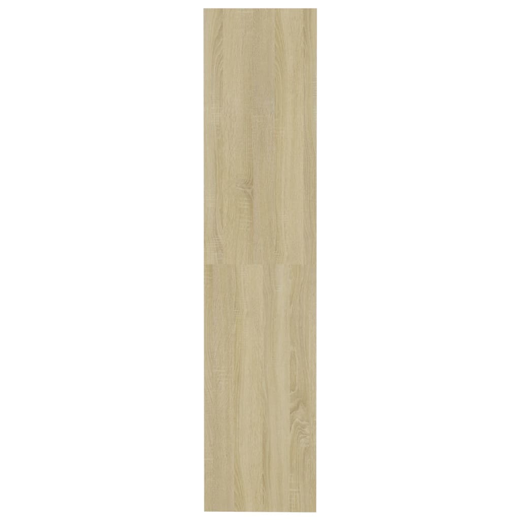 vidaXL Bücherregal/Raumteiler Sonoma-Eiche 80x30x135 cm Holzwerkstoff