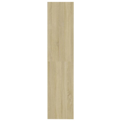 vidaXL Bücherregal/Raumteiler Sonoma-Eiche 80x30x135 cm Holzwerkstoff