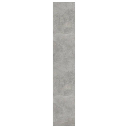 vidaXL Bücherregal/Raumteiler Betongrau 80x30x166 cm Holzwerkstoff
