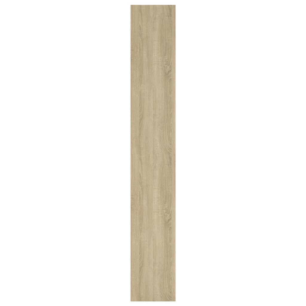 vidaXL Bücherregal/Raumteiler Sonoma-Eiche 80x30x198 cm Holzwerkstoff