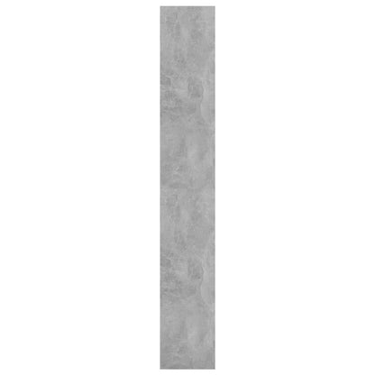 vidaXL Bücherregal/Raumteiler Betongrau 80x30x198 cm Holzwerkstoff