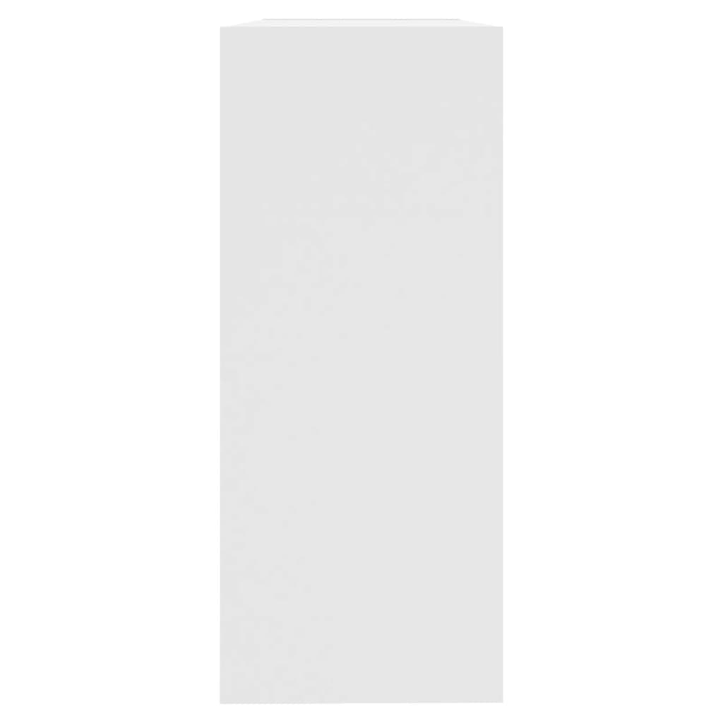 vidaXL Bücherregal/Raumteiler Weiß 100x30x72 cm