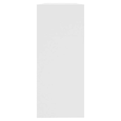vidaXL Bücherregal/Raumteiler Weiß 100x30x72 cm