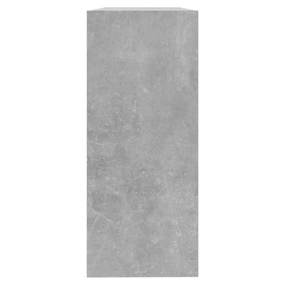 vidaXL Bücherregal/Raumteiler Betongrau 100x30x72 cm