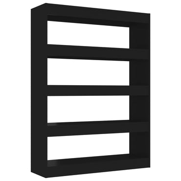 vidaXL Bibliothèque/Séparateur de pièce Noir 100x30x135 cm