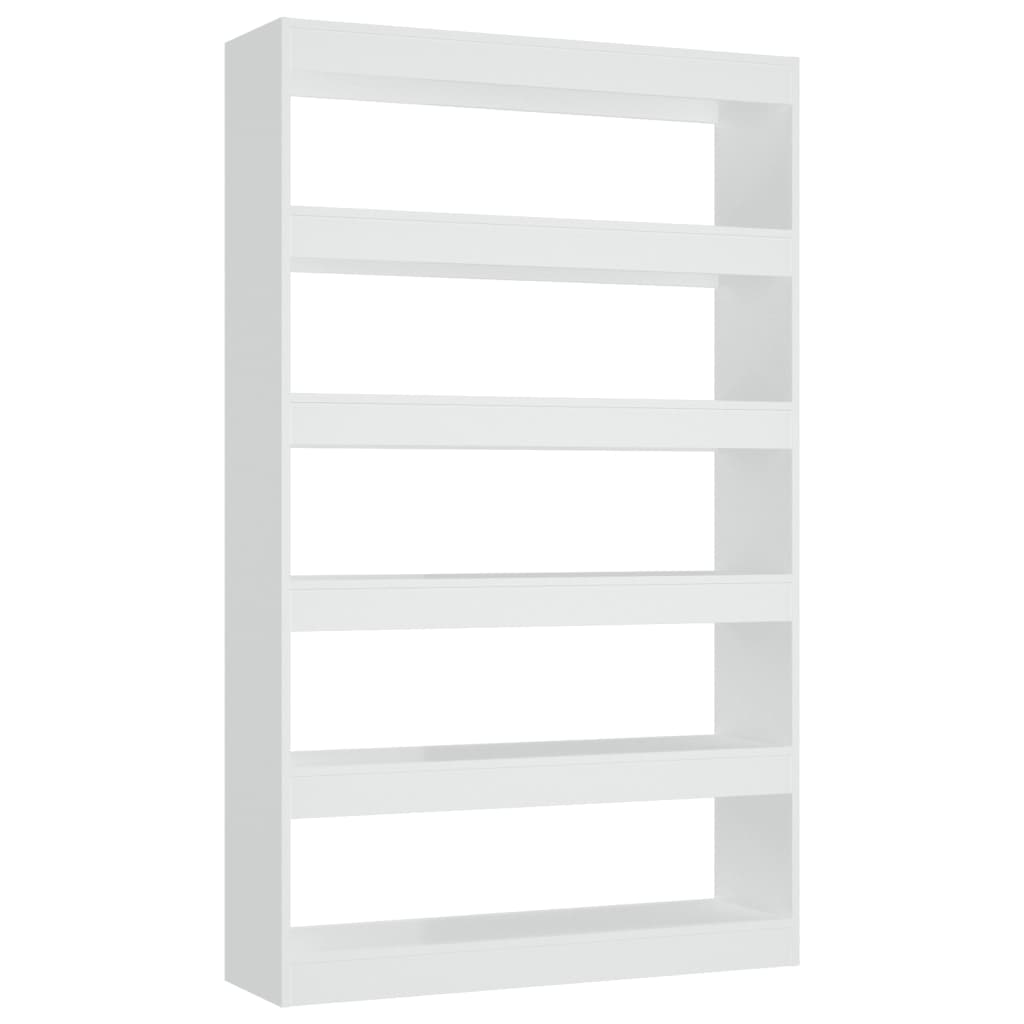 vidaXL Bücherregal/Raumteiler Weiß 100x30x166 cm