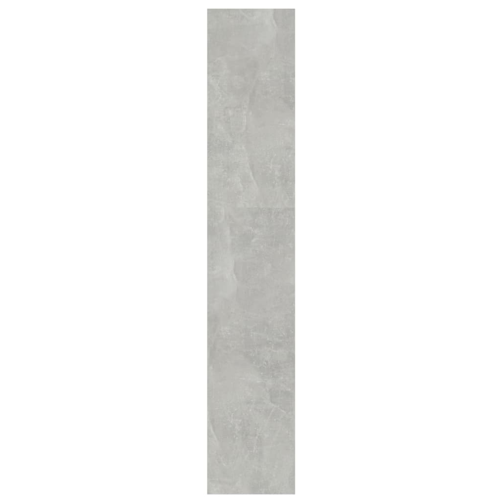 vidaXL Bücherregal/Raumteiler Betongrau 100x30x166 cm