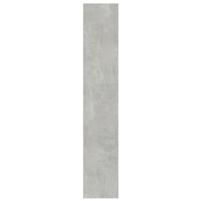 vidaXL Bücherregal/Raumteiler Betongrau 100x30x166 cm