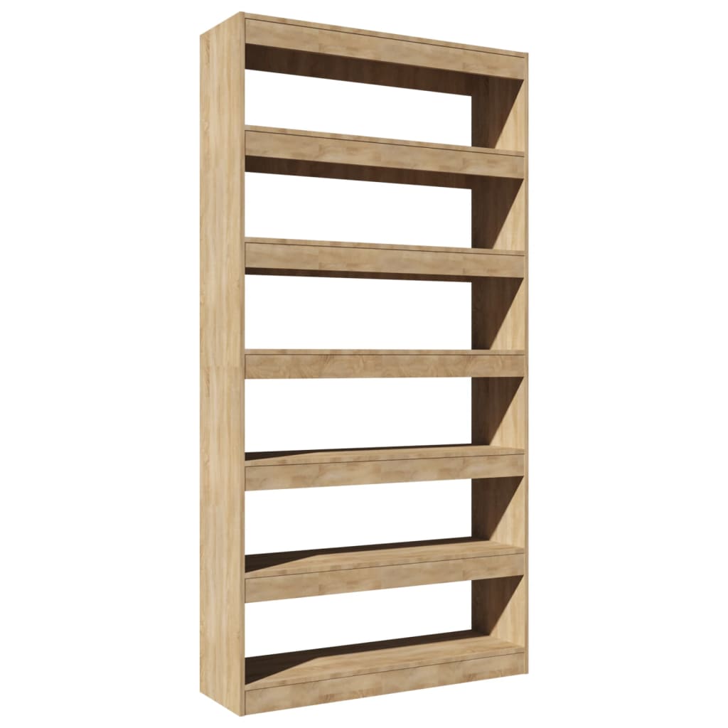 vidaXL Étagère/Séparateur de pièce Chêne Sonoma 100x30x198 cm Bois d'ingénierie
