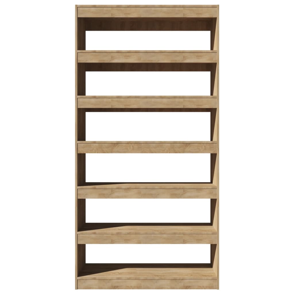 vidaXL Étagère/Séparateur de pièce Chêne Sonoma 100x30x198 cm Bois d'ingénierie