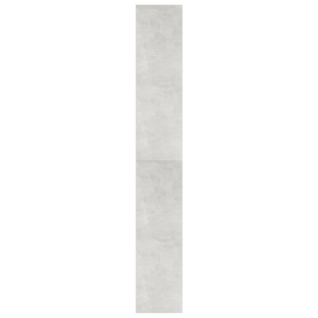 vidaXL Étagère/Séparateur de pièce Gris béton 100x30x198 cm Bois d'ingénierie
