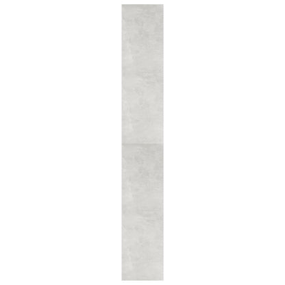 vidaXL Étagère/Séparateur de pièce Gris béton 100x30x198 cm Bois d'ingénierie
