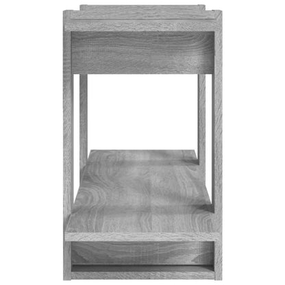 vidaXL Bibliothèque gris Sonoma 100x30x51 cm Aggloméré
