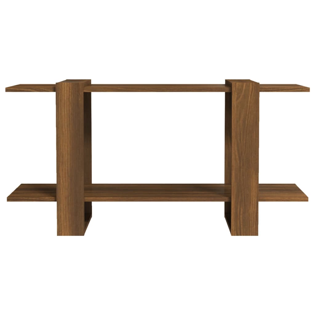 vidaXL Étagère à livres aspect chêne brun 100x30x51 cm bois d'ingénierie