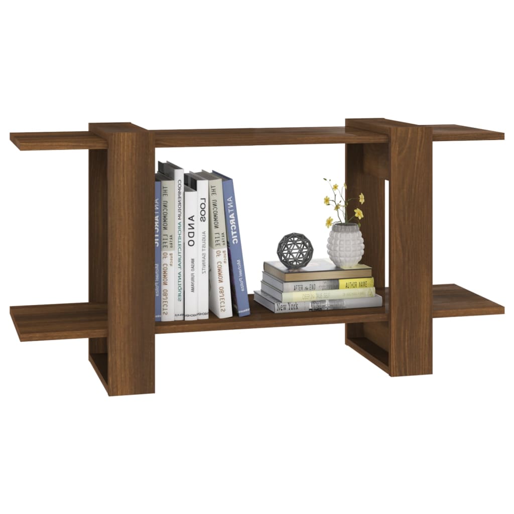 vidaXL Étagère à livres aspect chêne brun 100x30x51 cm bois d'ingénierie
