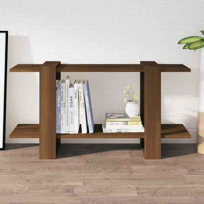 vidaXL Étagère à livres aspect chêne brun 100x30x51 cm bois d'ingénierie
