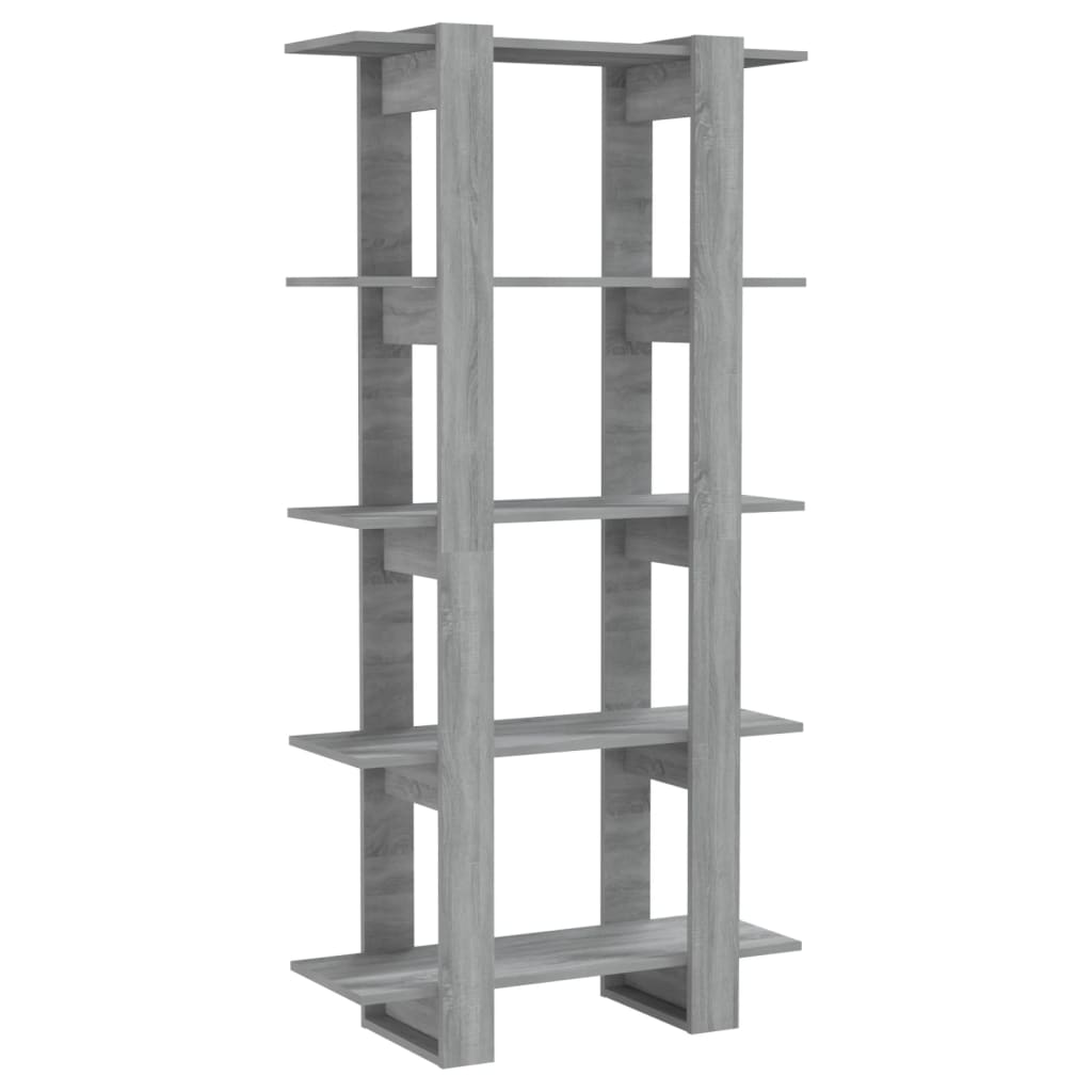 vidaXL Étagère/Séparateur de pièce gris Sonoma 80x30x160 cm en bois d'ingénierie