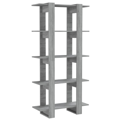 vidaXL Étagère/Séparateur de pièce gris Sonoma 80x30x160 cm en bois d'ingénierie