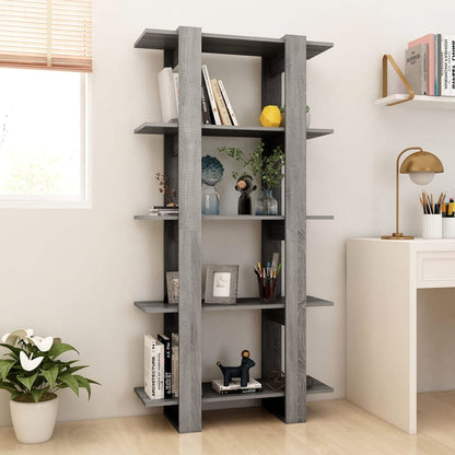 vidaXL Étagère/Séparateur de pièce gris Sonoma 80x30x160 cm en bois d'ingénierie